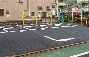 車路とは コインパーキング用語集 とめる を創る 駐車場 駐輪場経営 アップルパーク